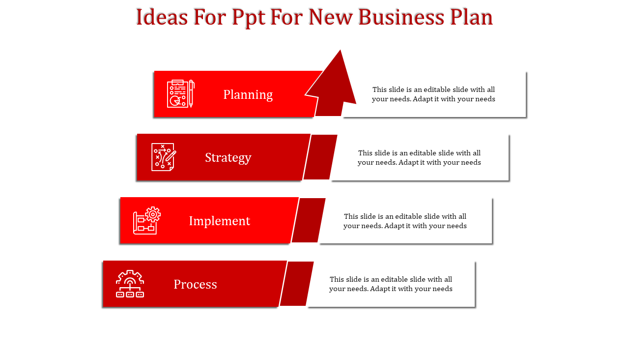 Simple PPT For New Business Plan Slide Template Design